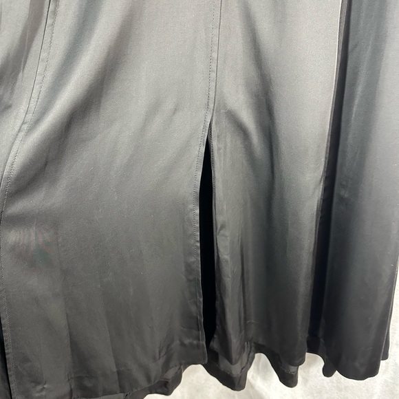 Rebecca Taylor Open Back Black Midi Dress Size Small Minimalist - Picture 11 of 15